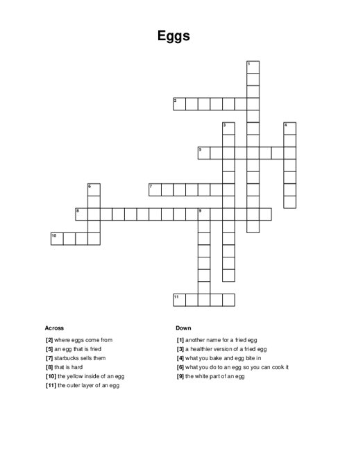 like plans and eggs crossword