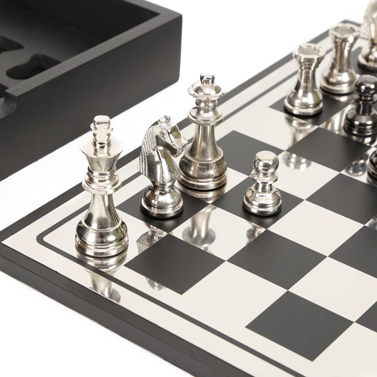 metal chess set