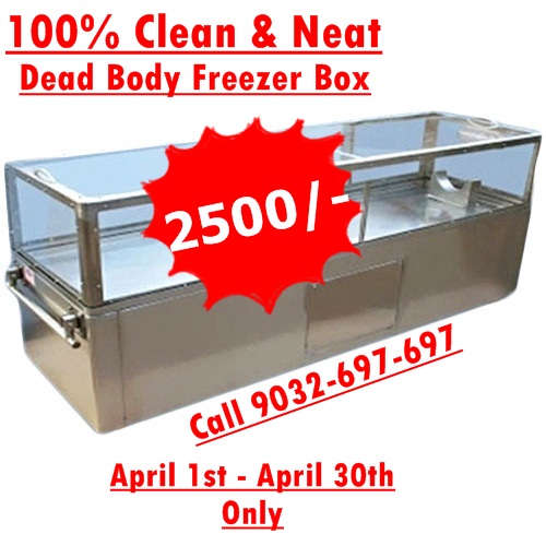 mortuary freezer box