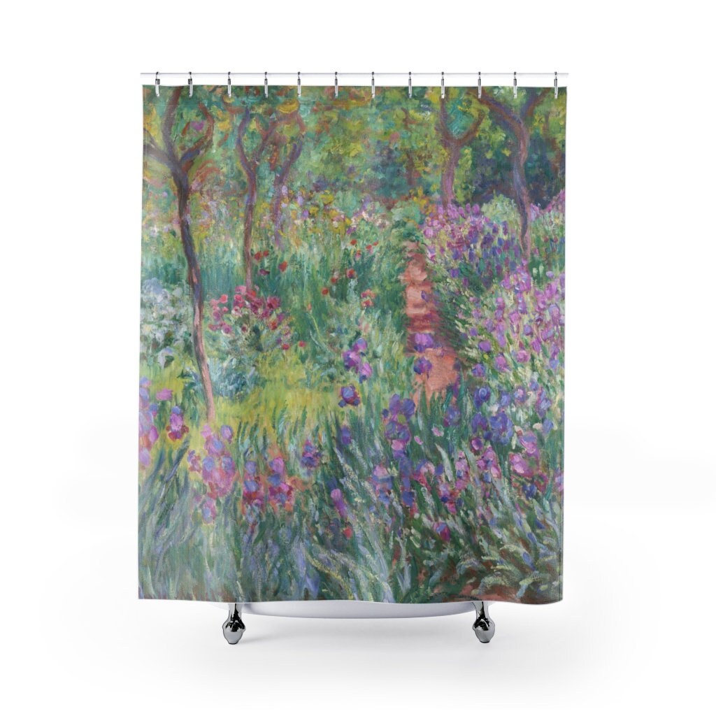 monet shower curtain