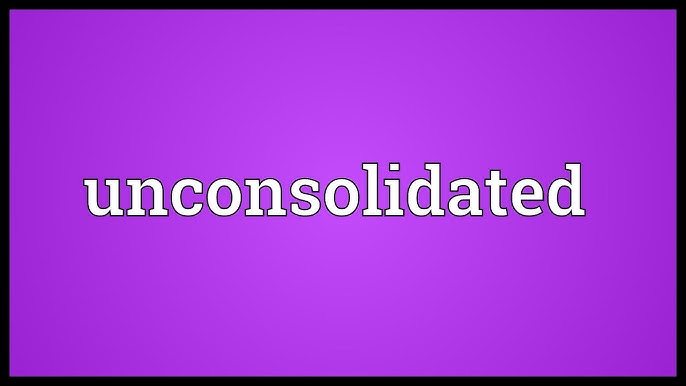 unconsolidated meaning in tamil