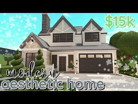 aesthetic 2 story house