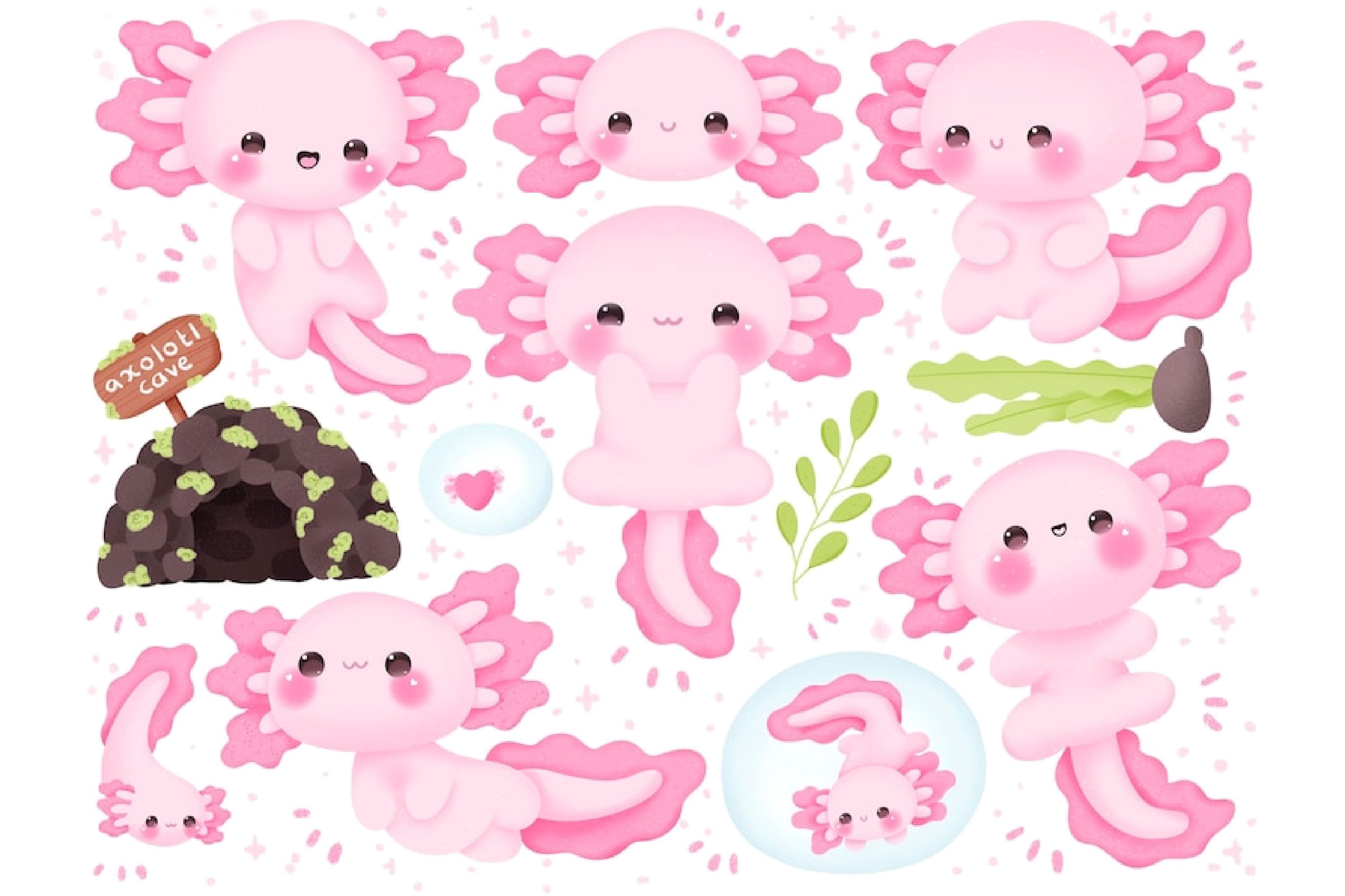 chibi axolotl