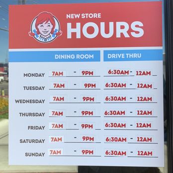 wendys hours