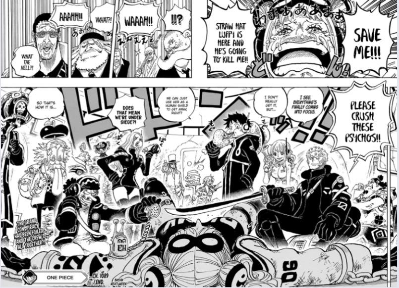 one piece manga 1089 spoilers