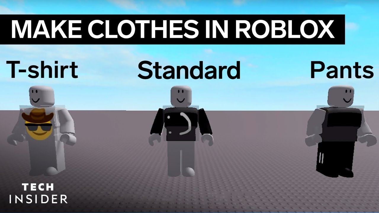 how to make roblox clothing