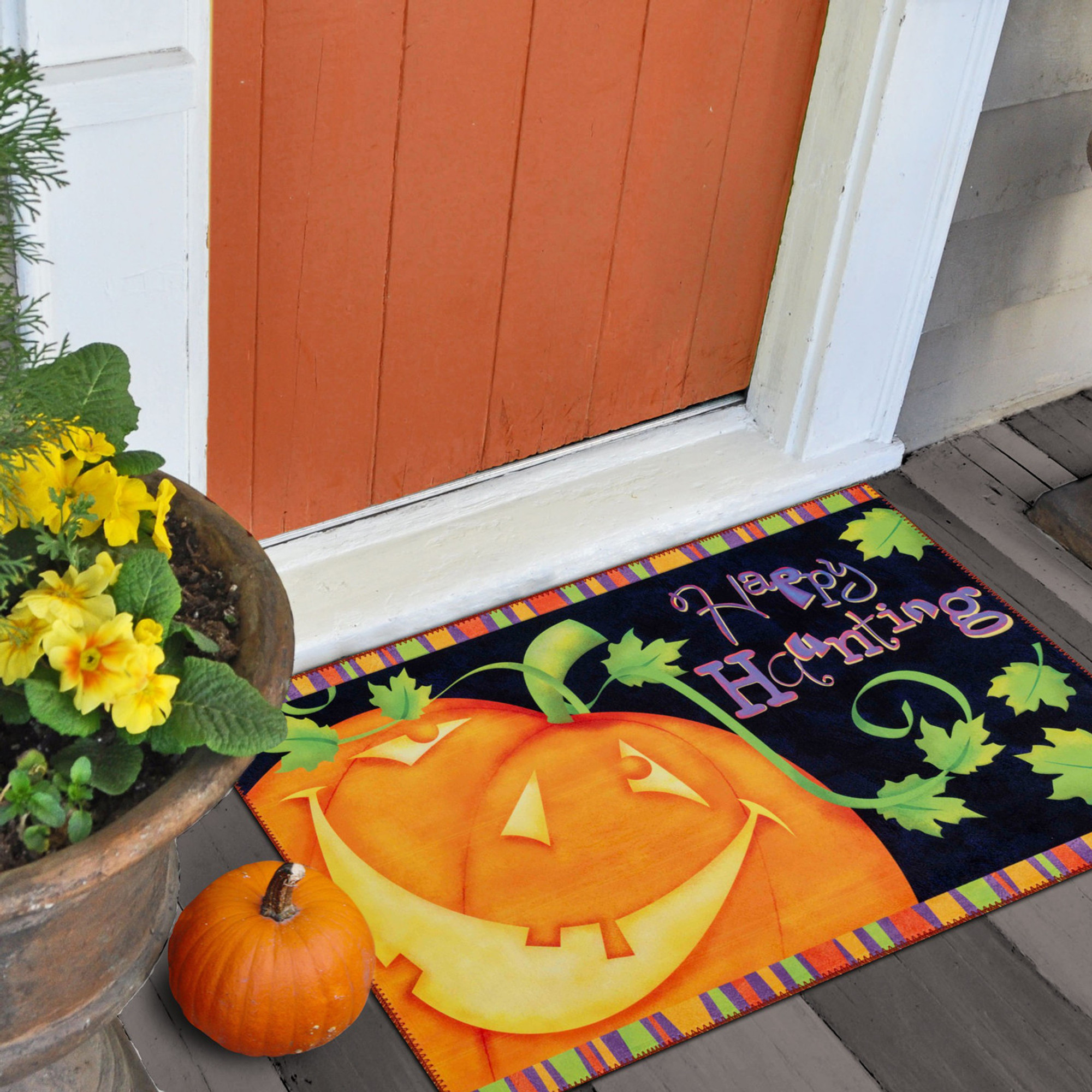 halloween accent rug