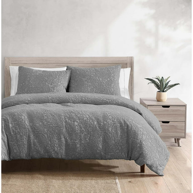 gray duvet cover