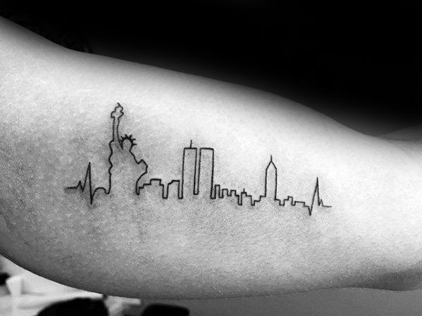 tattoo skyline new york