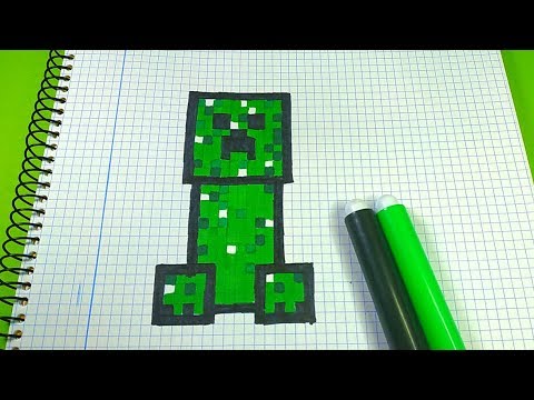 pixel art creeper