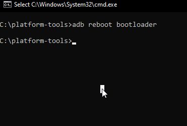 after fastboot reboot nothing happens