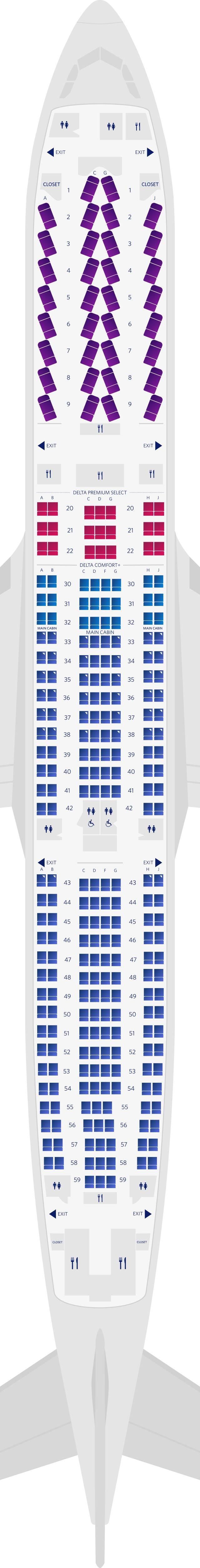 airbus a330 800 seating plan