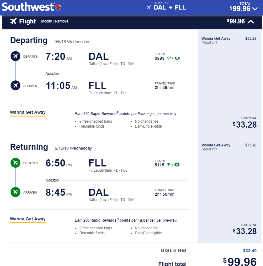 airfare to fort lauderdale fl