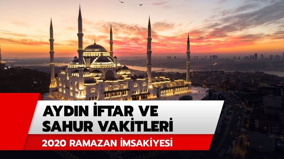 akşam ezanı kaçta okunuyor aydın