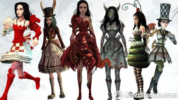 alice madness returns personajes