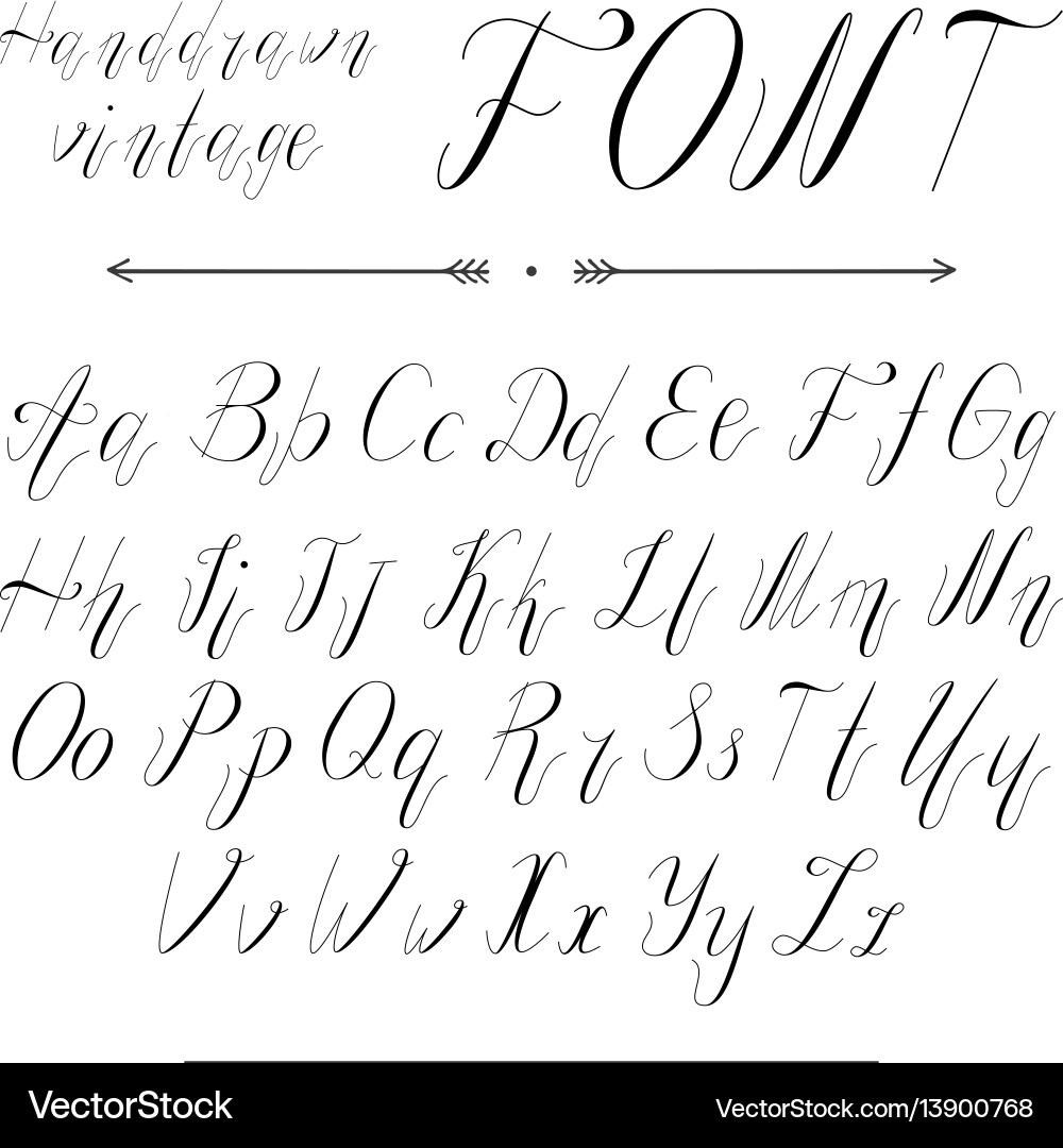 alphabet lettering fonts