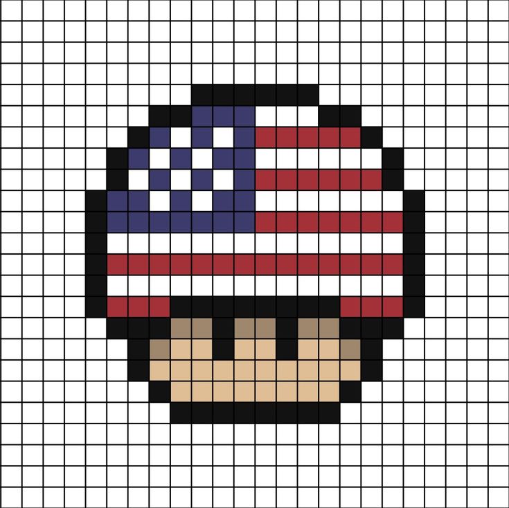 america pixel art