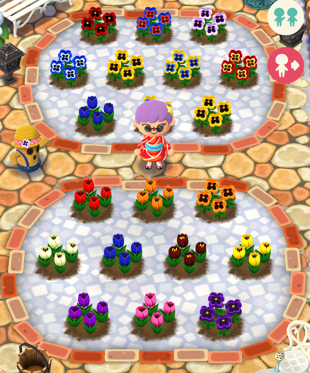 animal crossing pocket camp flowers