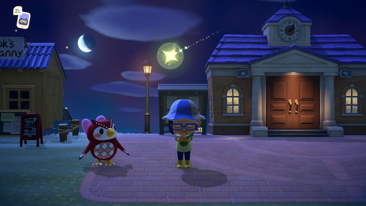 animal crossing shooting star