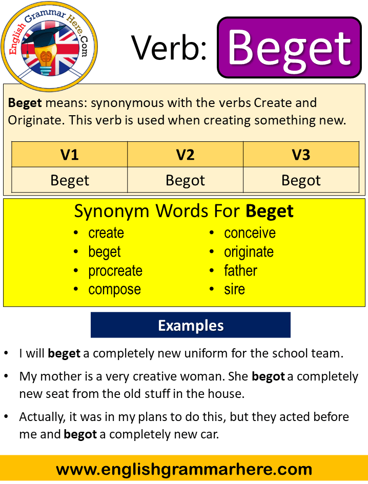 another word for beget