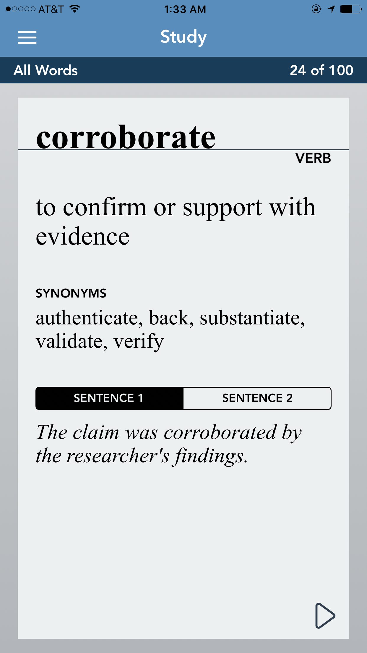 another word for corroborate