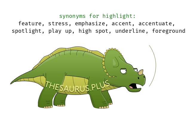 another word for highlight