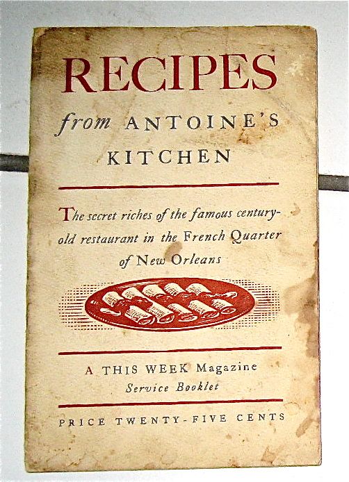 antique recipe book