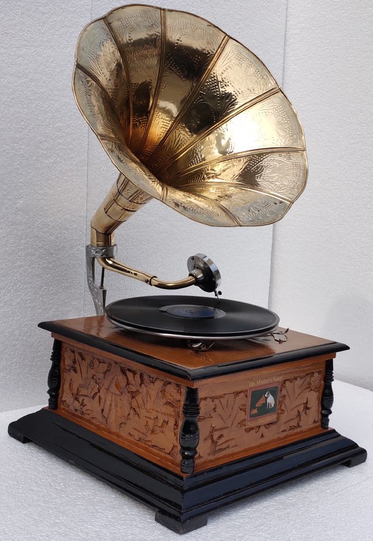 antique vinyl player