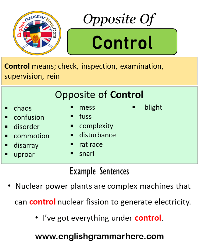 antonym controlling