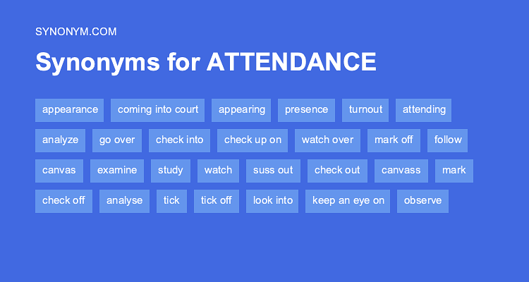 antonym for attendance