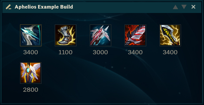 aphelios build