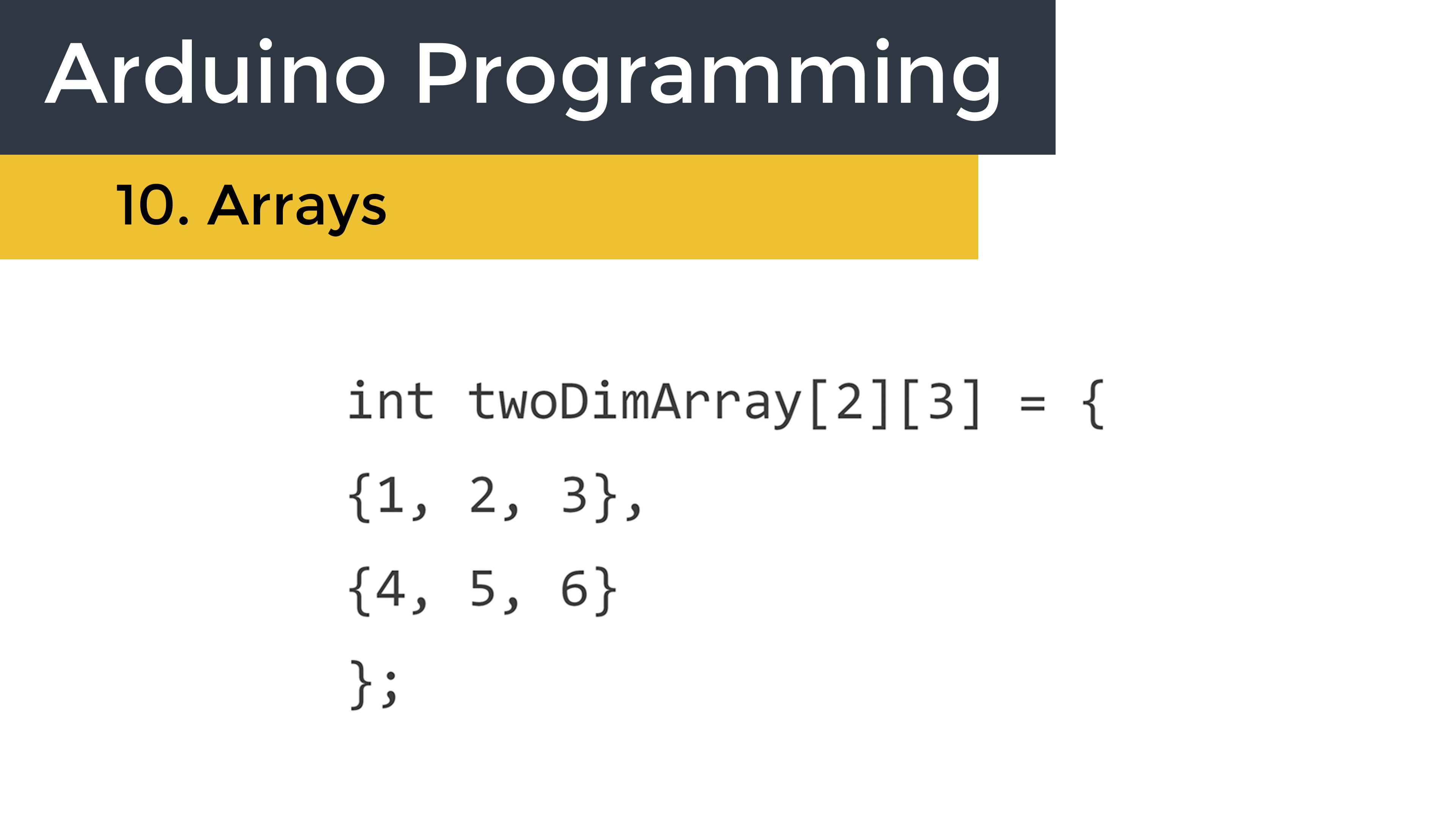 arduino char array