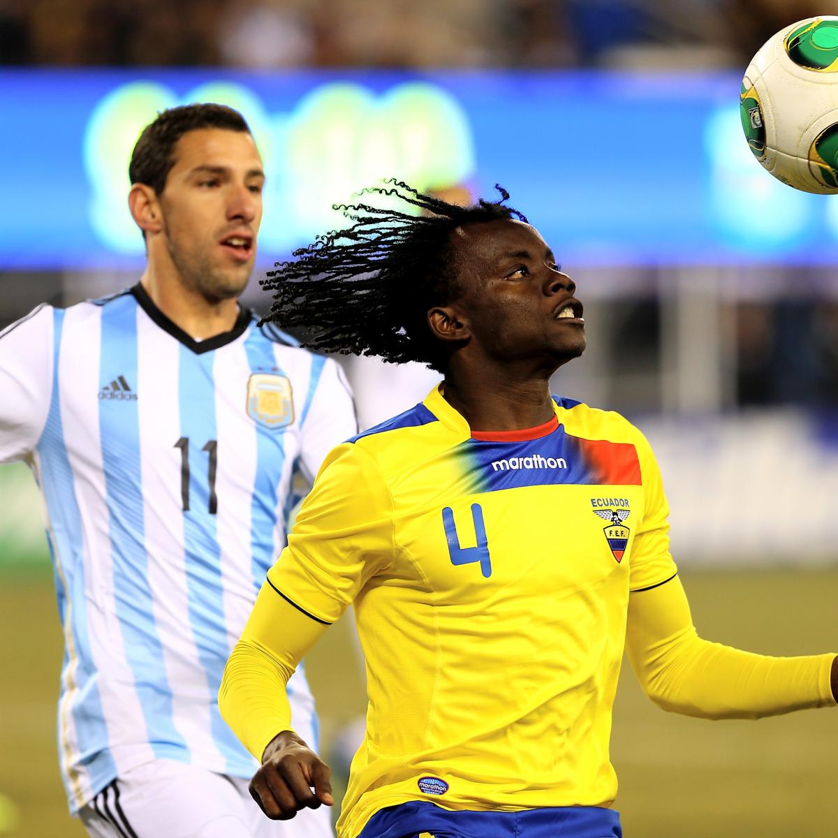 argentina national football team vs ecuador national football team stats