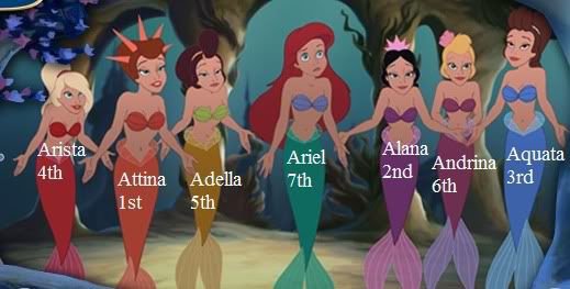 ariel and her sisters