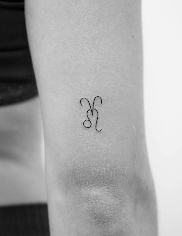 aries horoscope tattoo