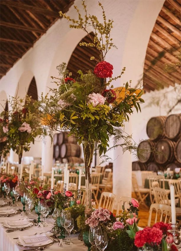 arreglos de mesa boda