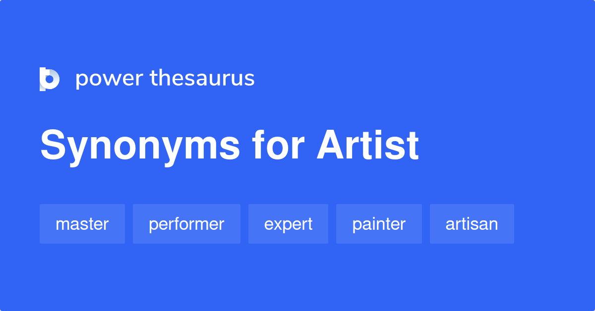 artist synonyms in english