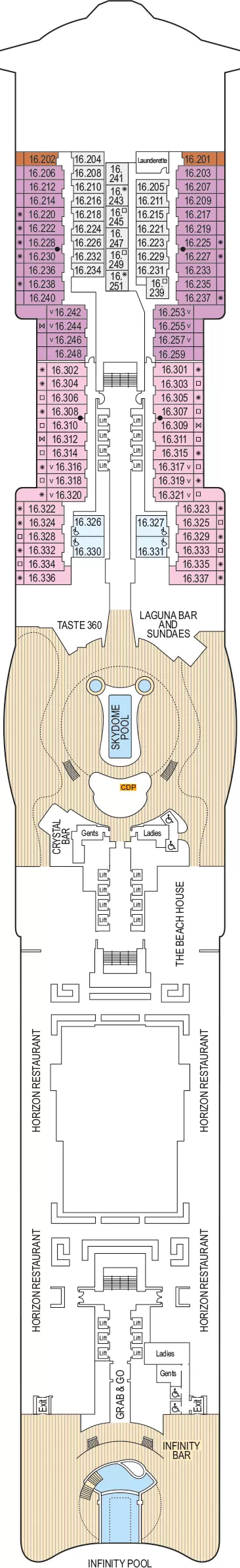 arvia ship deck plan