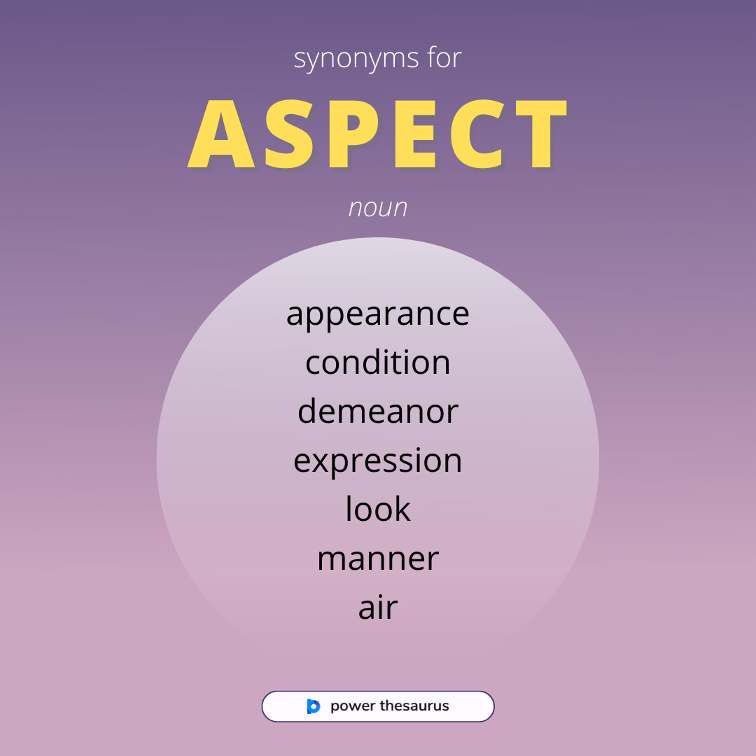 aspect synonym