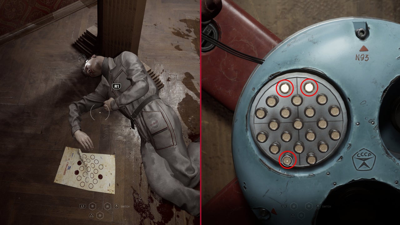 atomic heart hospital door code