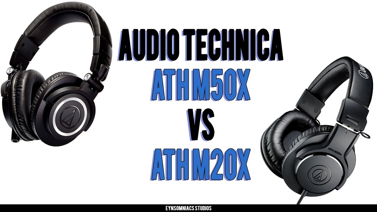 audio-technica ath-m20x vs audio-technica ath-m50x