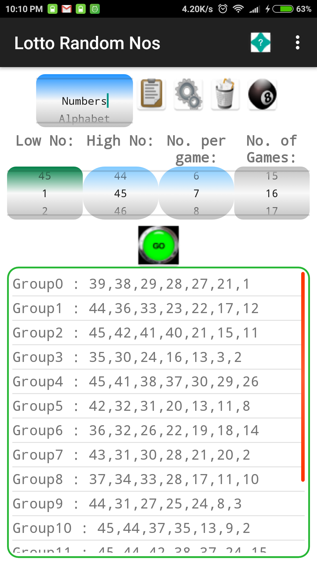 australian lotto number generator