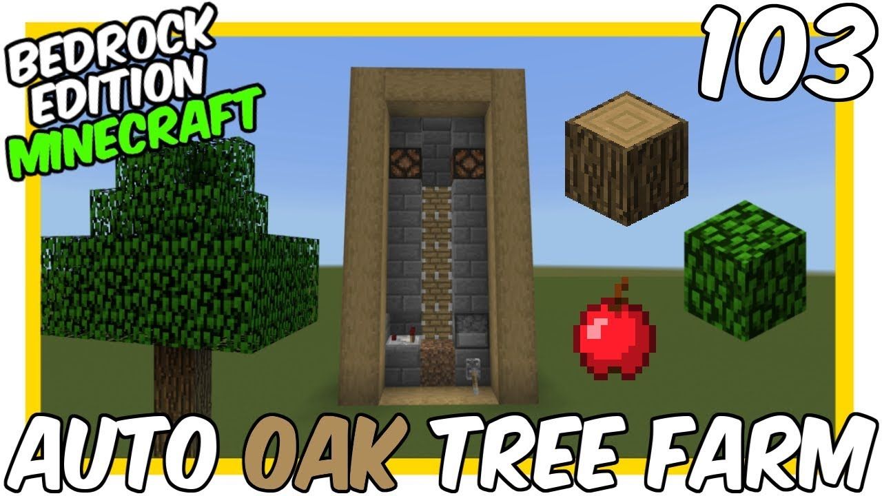 automatic tree farm minecraft