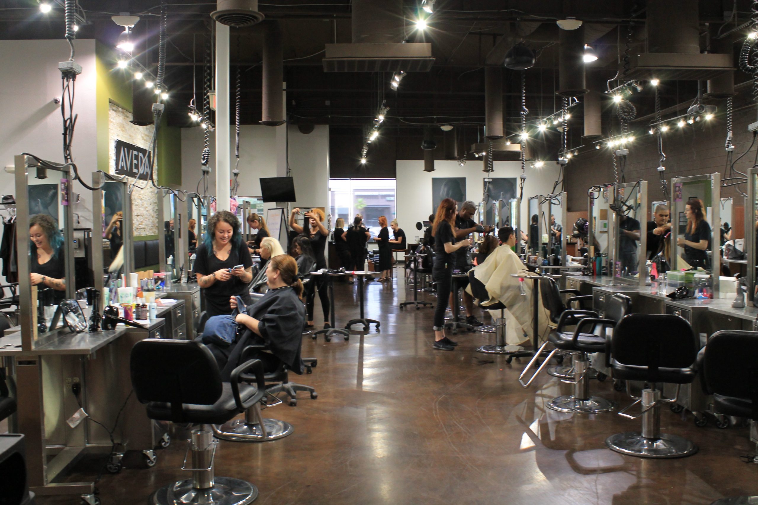 aveda student salon