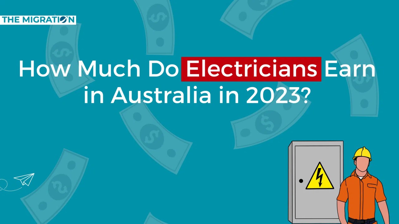 average salary electrician australia