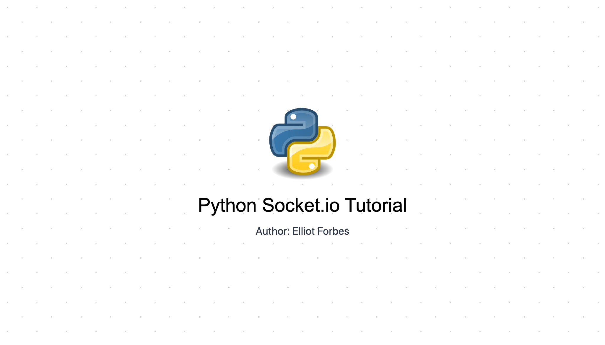 python socketio