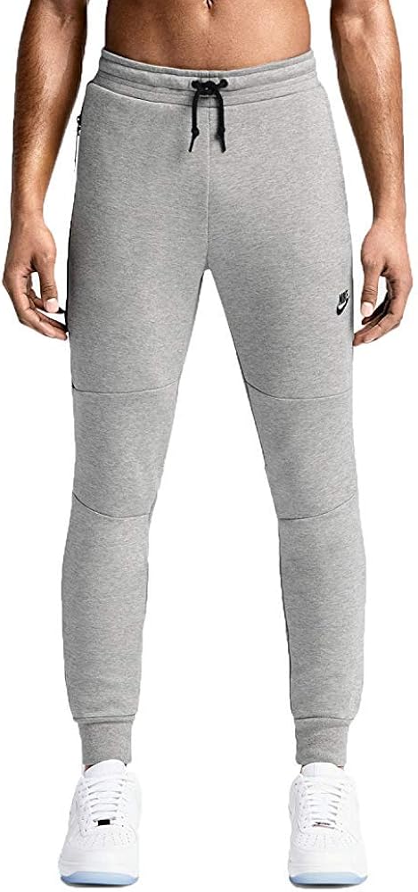 grey tech fleece pants