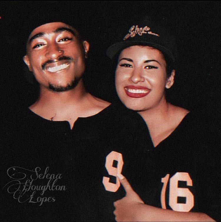 selena and tupac real photo