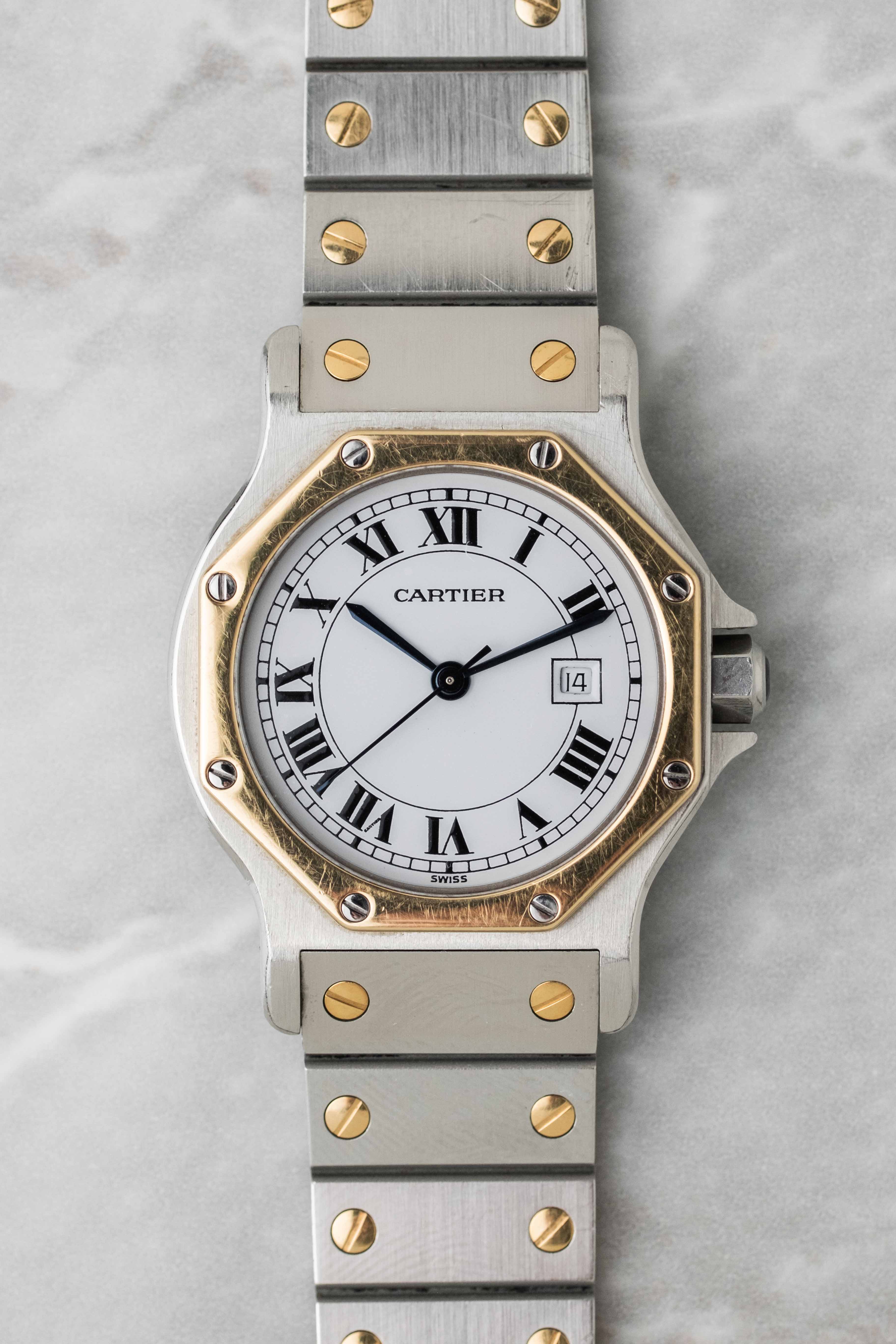 octagon cartier watch