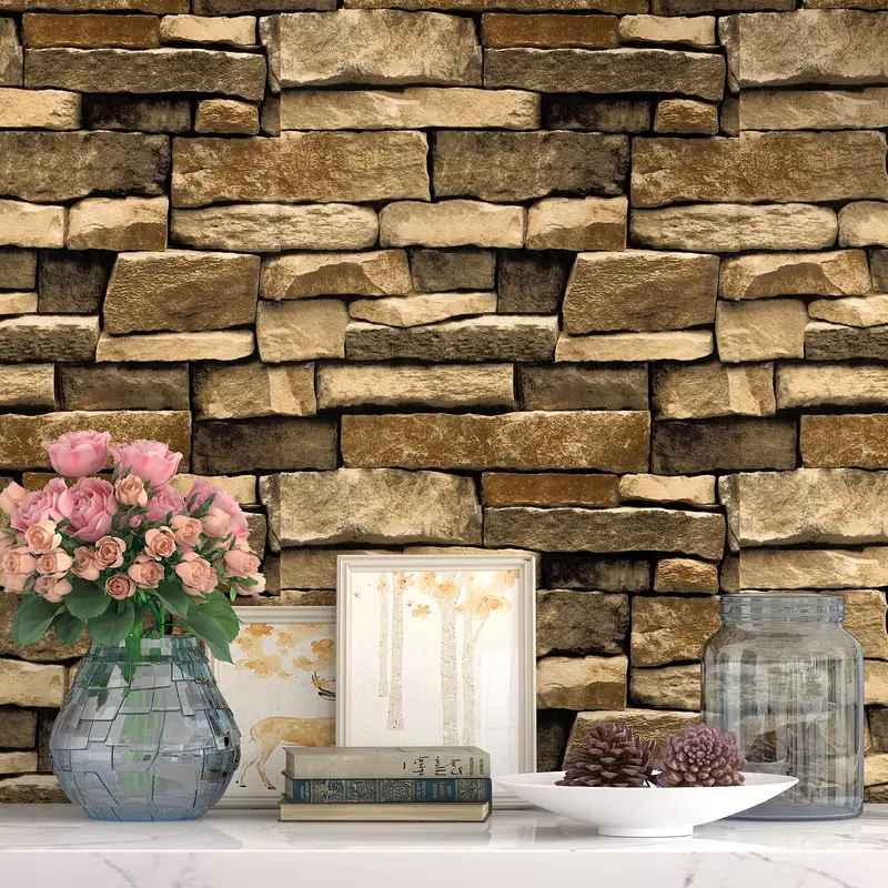 stone effect wallpaper 3d